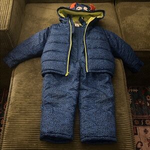 Carter’s Blue Set for Winter/  Snow Overall and Jacket